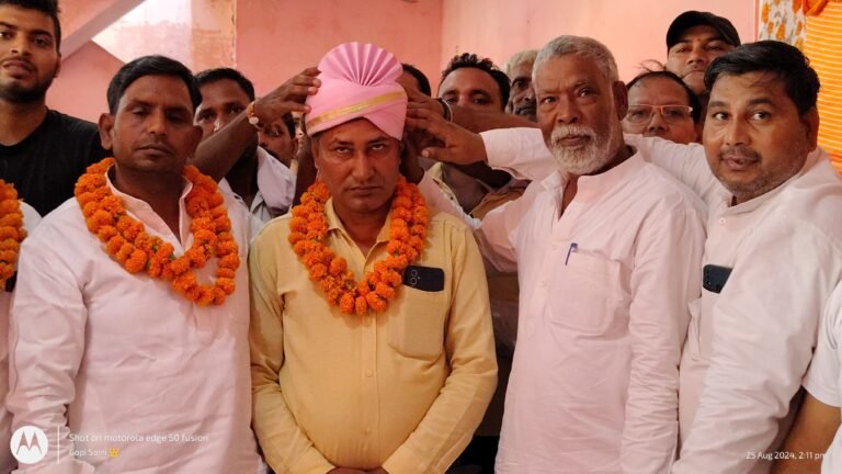 रणवीर सैनी को मजबूती से उपचुनाव लड़वायेगा अति पिछड़ा समाज