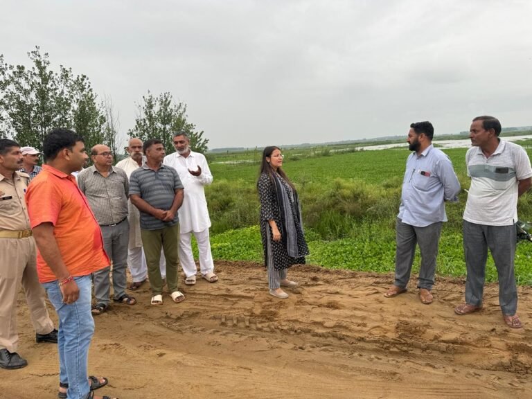 एसडीएम सदर ने जाना क्षेत्र का हाल, परखी व्यवस्था