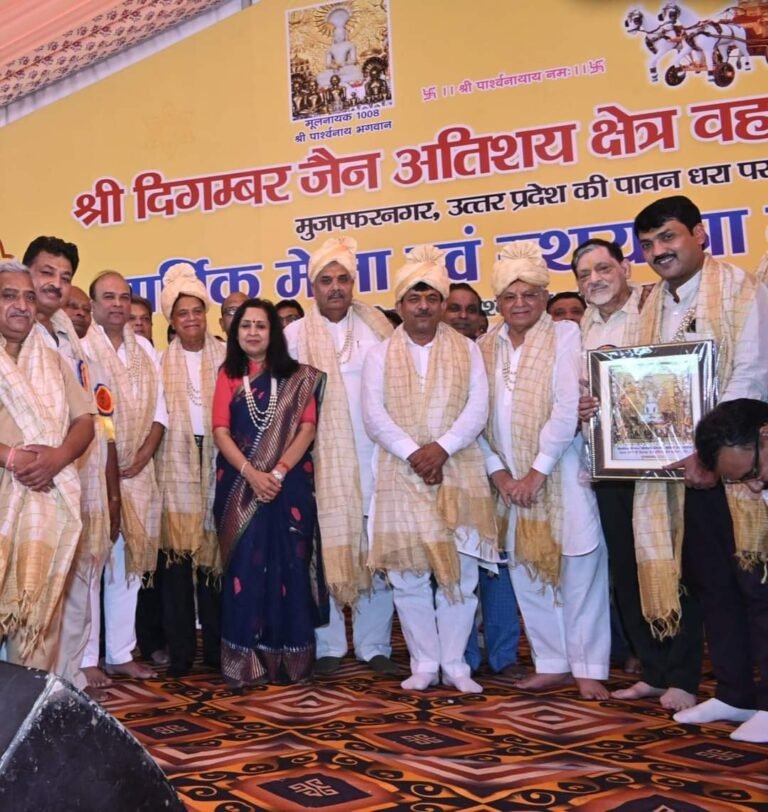 धूमधाम से मनाया श्री दिगम्बर जैन अतिशय क्षेत्र वहलना का वार्षिक मेला-रथयात्रा महोत्सव