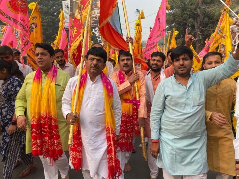 बाबा खाटू श्याम की निशान यात्रा में उमड़ा भक्तों का सैलाब