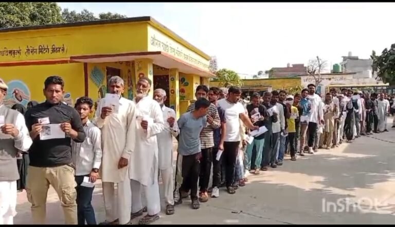 छुटपुट घटनाओं के बीच मीरांपुर में 57.12 प्रतिशत मतदान के साथ चुनाव संपन्न