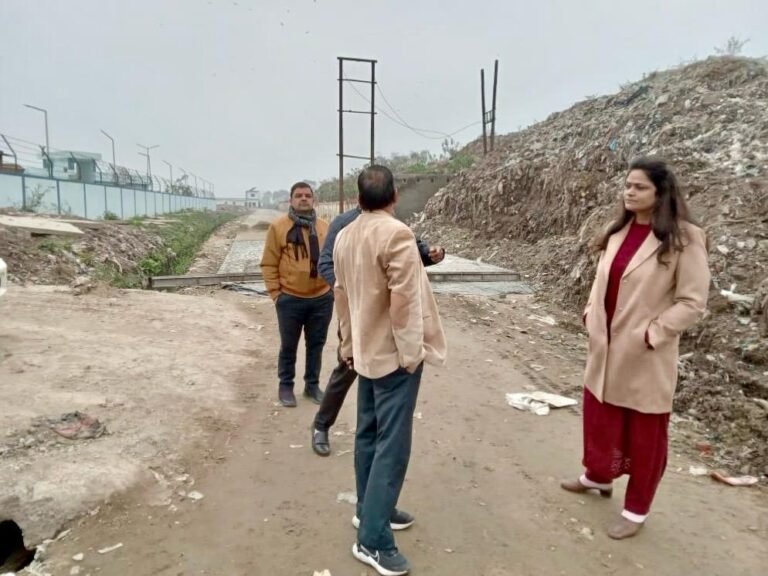 किदवई नगर में लोक निर्माण विभाग ने सड़क निर्माण में कर दिया खेला