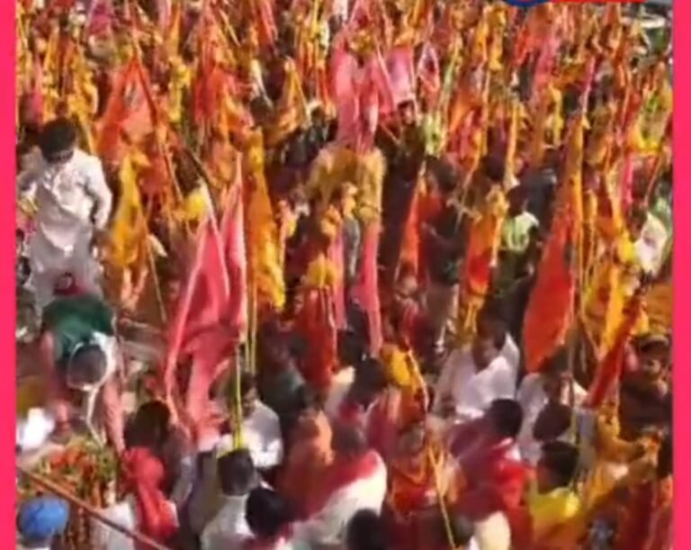 भक्ति के रंग में डूबा पूरा शहर,  जमकर उड़ा अबीर-गुलाल