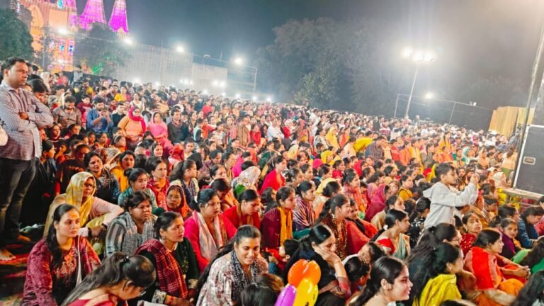 श्री श्याम वंदना महोत्सव में देर रात्रि तक झूमे श्रद्धालु