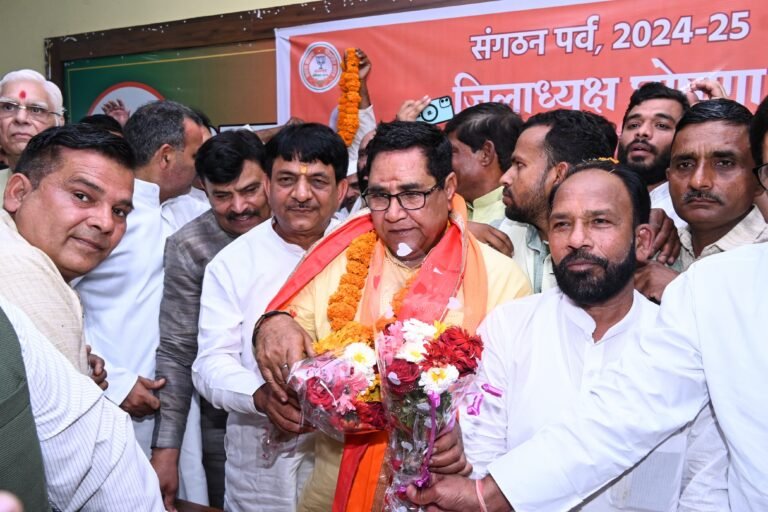 मुजफ्फरनगर भाजपा के फिर जिलाध्यक्ष बने डॉ. सुधीर सैनी