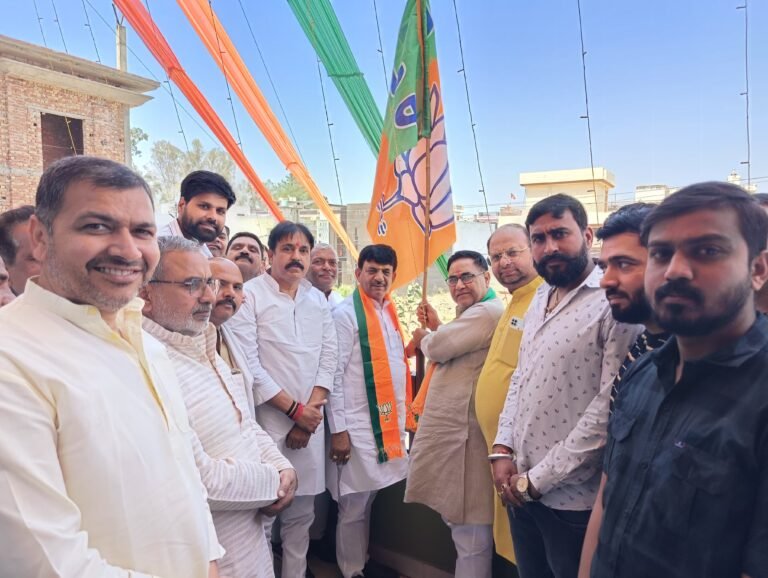 भाजपा स्थापना दिवस पर जिलाध्यक्ष ने गिनाई पार्टी की उपलब्धि