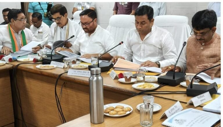 प्रभारी मंत्री डॉ सोमेंद्र तोमर ने जाना विकास कार्यों की प्रगति का हाल
