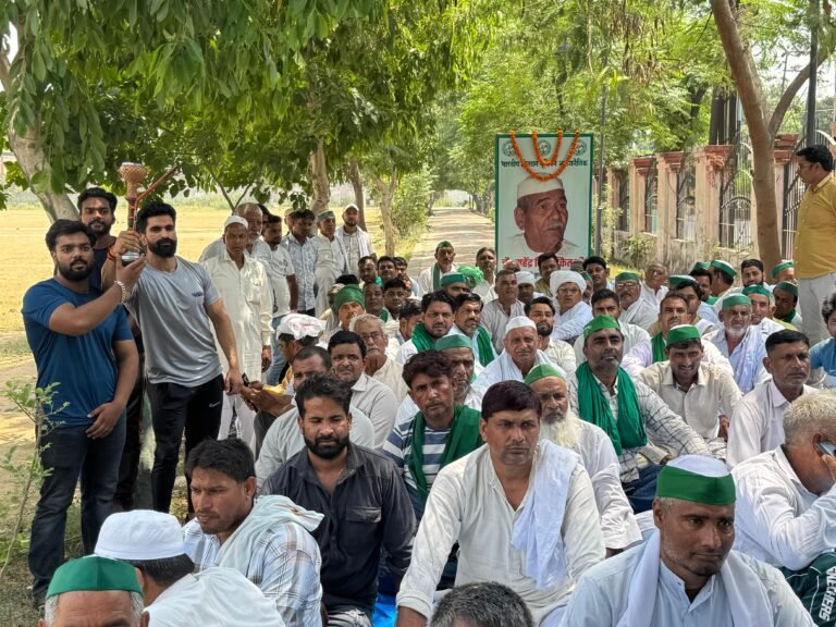 भाकियू अराजनैतिक ने किया बाबा टिकैत को नमन