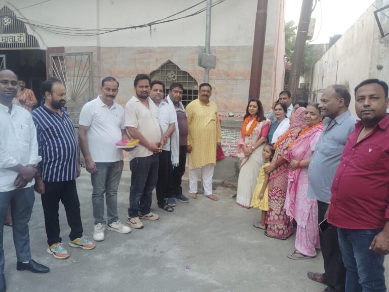 मीनाक्षी स्वरूप ने किया 75 लाख से निर्मित चार सीसी सड़कों का उद्घाटन