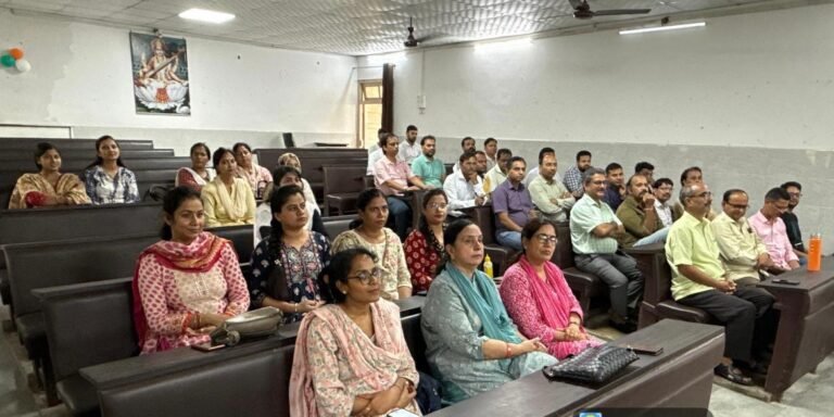 राष्ट्रीय खेल दिवस पर एस.डी. कॉलेज मे F.D.P. प्रोग्राम