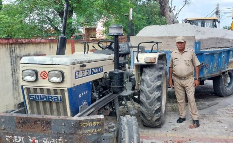 अवैध खनन पर नकेल कसने की कवायद तेज, 5 वाहन सीज