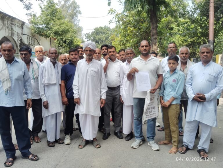 एसएसपी दफ्तर पहुंच टंढेड़ा के ग्रामीणों ने किया ककरौली पुलिस को आरोपित