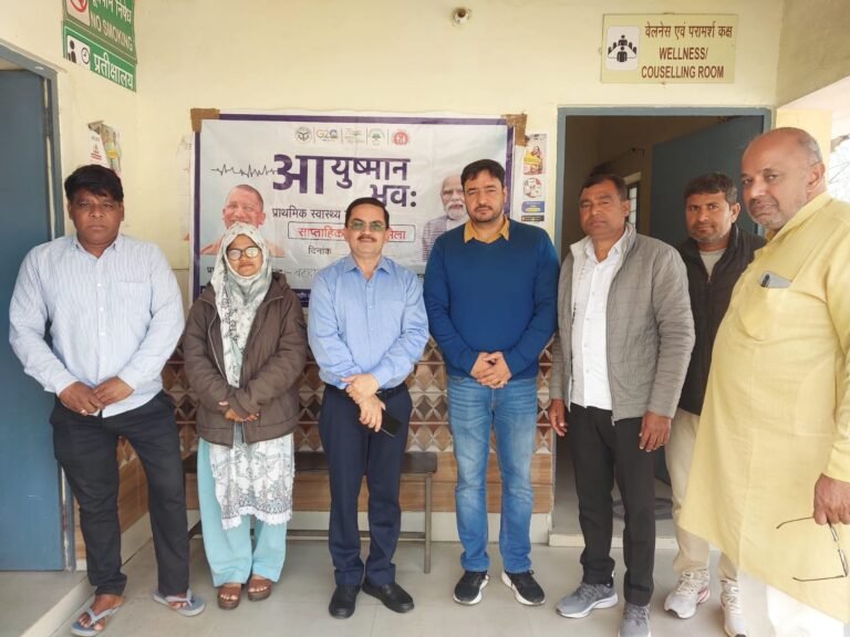 सीएमओ ने आरोग्य स्वास्थ्य मेलों का किया निरीक्षण व्यवस्थाओं की गहन समीक्षा के साथ दिए जरुरी दिशा-निर्देश