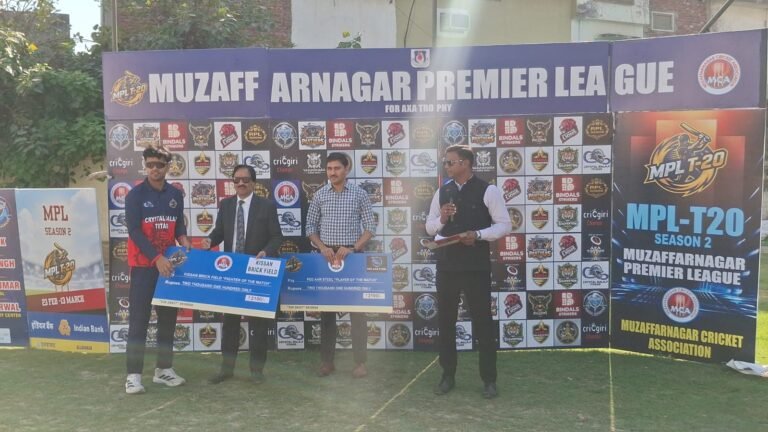 एमपीएन-2 में भवानी लायंस ने 2 विकेट से दर्ज की जीत