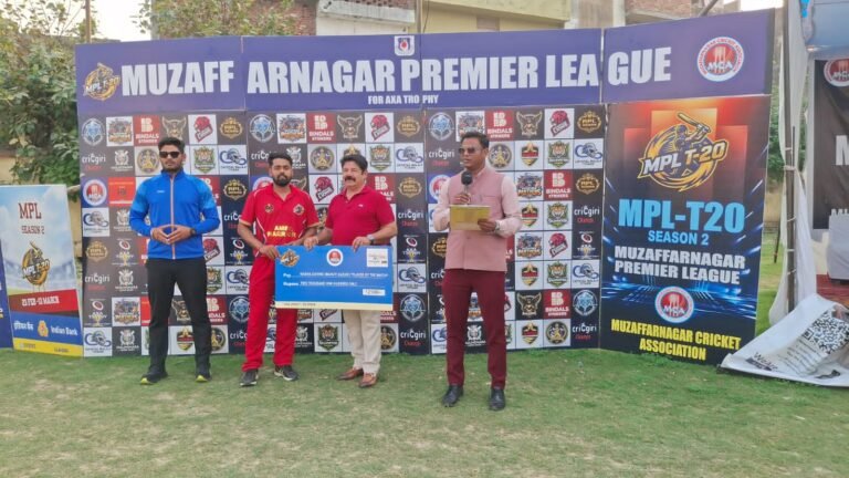 अंबा वॉरियर्स ने 7 विकेट से भवानी लायंस को किया पराजित