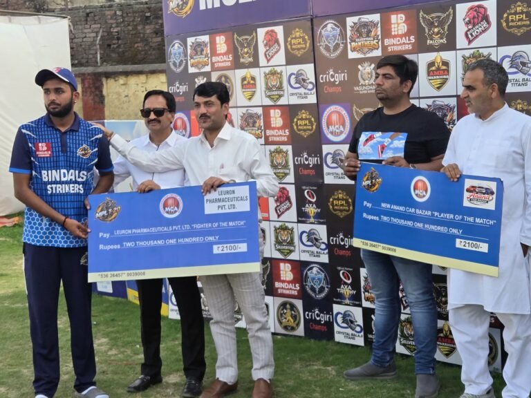 शांतनु की तूफानी पारी से हुई सिल्वरटन पैंथर्स की 40 रन से जीत