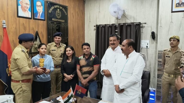 काकड़ा की बेटी ने पुलिस का नाम किया ऊंचा, एसएसपी ने दी बधाई