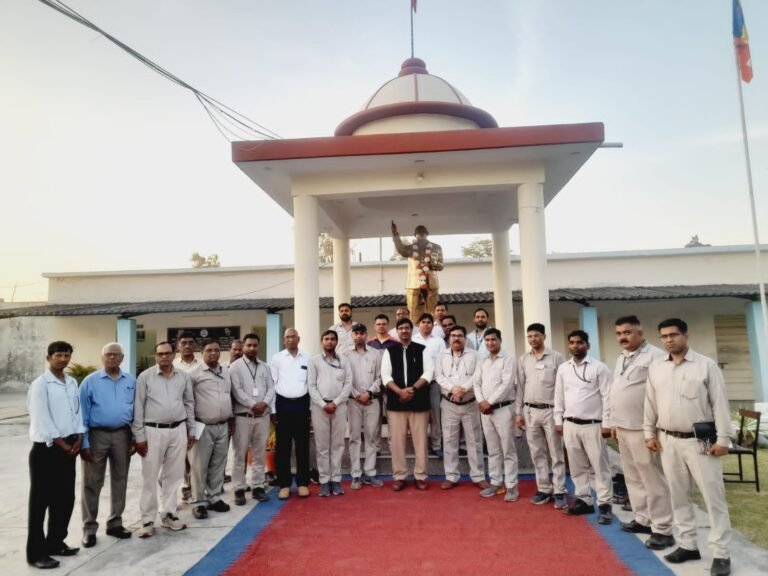 भेल के मानव संसाधन कार्यपालक निदेशक एम.श्रीधर ने किया डा.अंबेडकर भवन का भ्रमण