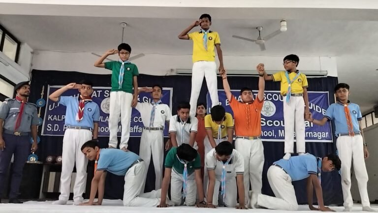 एसडी पब्लिक स्कूल में स्काउट-गाइड प्रवेश, प्रथम, द्वितीय सोपान शिविर का सफलतापूर्वक समापन