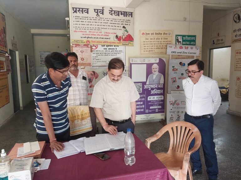 मुख्यमंत्री आरोग्य स्वास्थ्य मेलों का सीएमओ ने किया निरीक्षण, परखी व्यवस्था