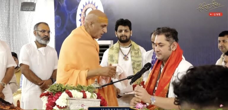 जीवन का प्रत्येक क्षण अच्छे कर्मों और प्रभु भक्ति में लगाना चाहिए-पुण्डरीक गोस्वामी