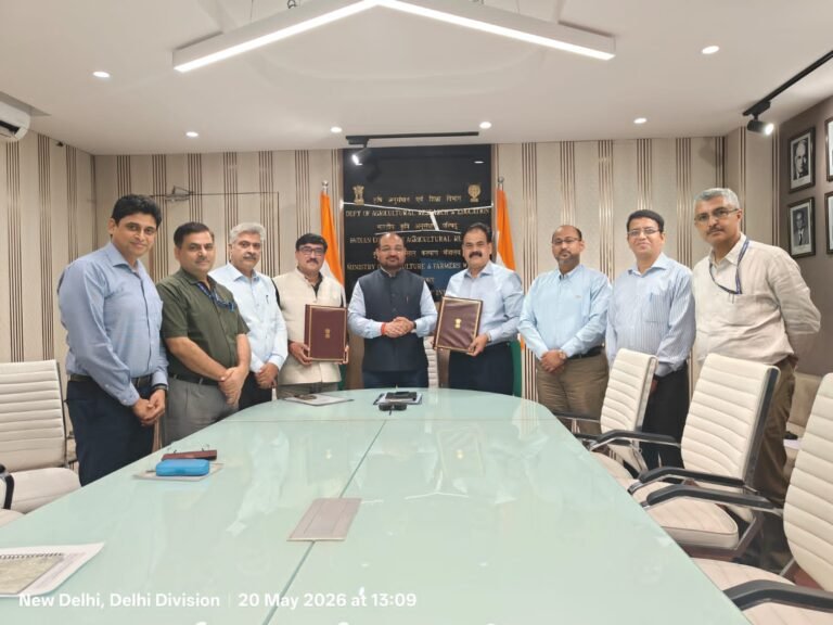 आईसीएआर और एग्रोस्टार के बीच देश में वैज्ञानिक कृषि और किसान सशक्तिकरण को गति देने की पहल