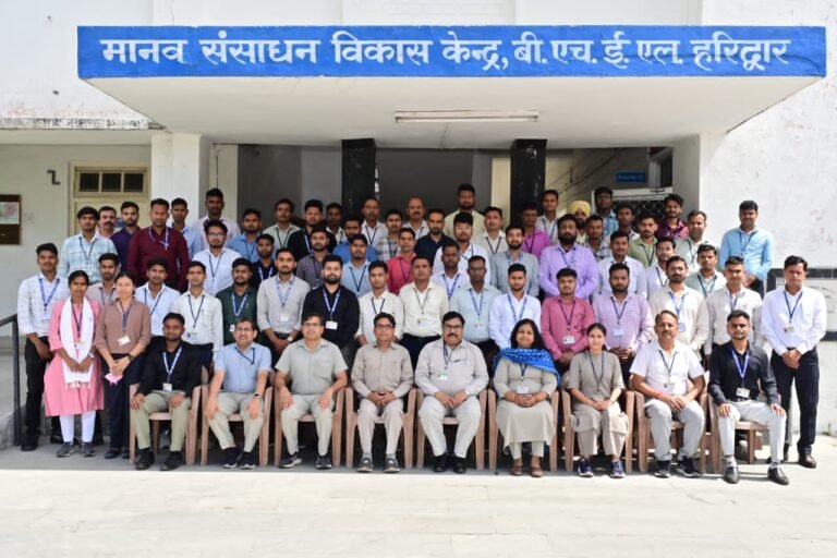 भेल में किया आर्टिजन प्रशिक्षुओं के लिए प्रशिक्षण कार्यक्रम का आयोजन
