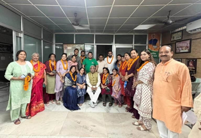 भाजपा महिला मोर्चा मध्य हरिद्वार मंडल की कार्यकारिणी घोषित