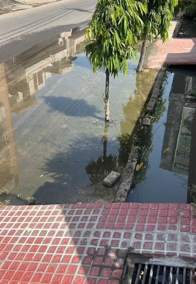 भोपा रोड नाला निर्माण में भ्रष्टाचार, वार्ड सभासद ने भाजपा को कहा गुड-बाय
