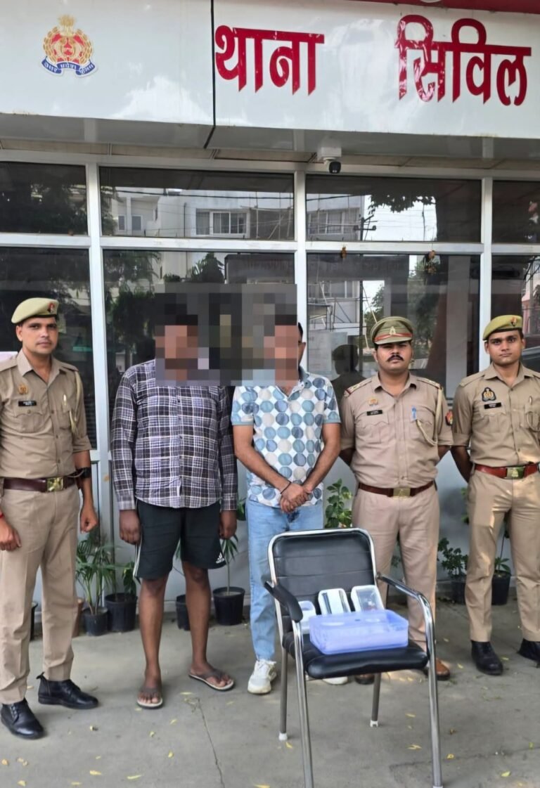 कृषि विभाग में संविदा पर नौकरी लगवाने का झांसा देकर ठगी करने वाले दो आरोपी गिरफ्तार किए