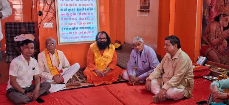 मूति स्थापना के 4 वर्ष पूर्ण होने पर कार्यक्रम आयोजित श्री बालाजी महाराज सभी के कष्टों से देते है मुक्ति: मदन कौशिक