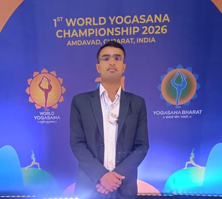 विश्व योगासन चैंपियनशिप में मुज़फ्फरनगर के दिवाकर कश्यप को मिली महत्वपूर्ण जिम्मेदारी
