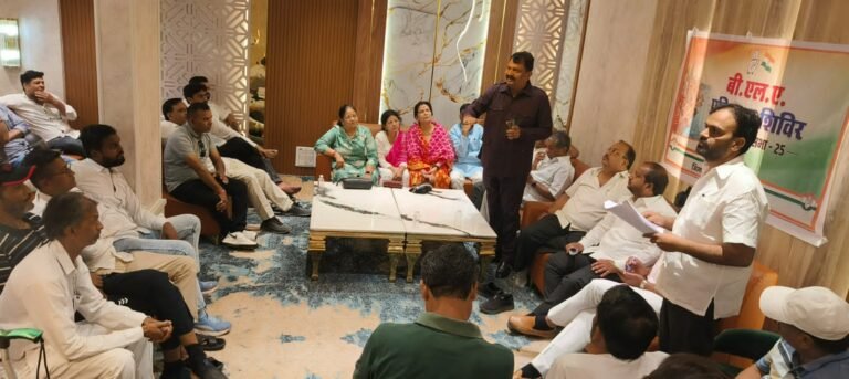 कांग्रेस ने किया हरिद्वार में बीएलए प्रशिक्षण शिविर आयोजित