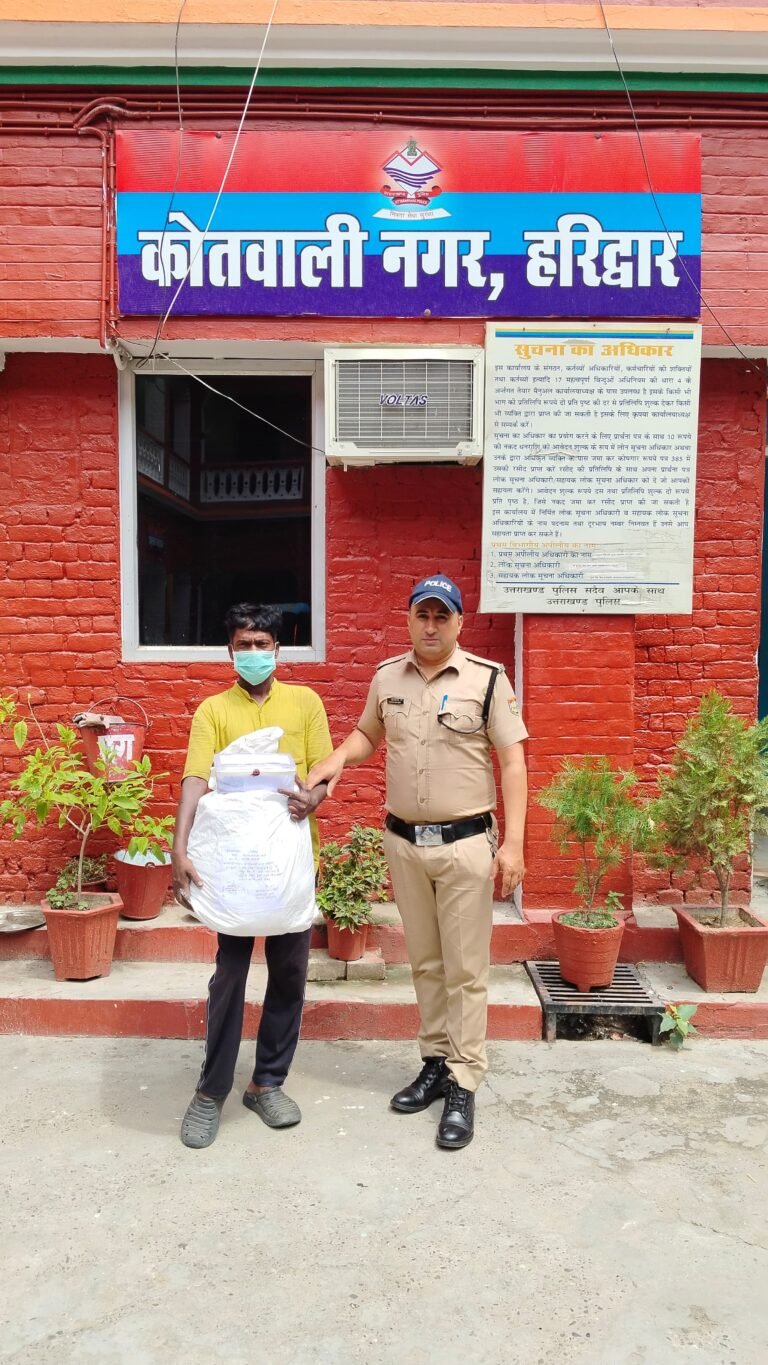 हरिद्वार पुलिस ने भारी मात्रा में गांजे समेत तस्कर दबोचा