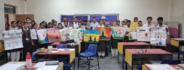 एसडी कॉलेज ऑफ मैनेजमेंट स्टडीज में पोस्टर मेकिंग प्रतियोगिता का आयोजन