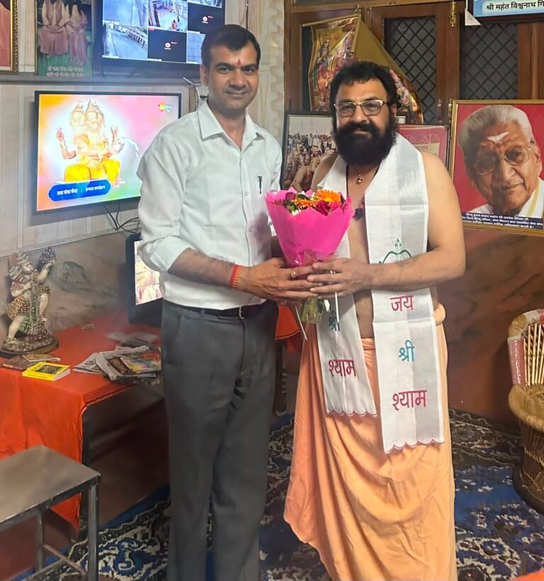 सनातन धर्म की ध्वजा पूरे विश्व में फहराना ही अखाड़ा परिषद का उद्देश्य-श्रीमहंत रविंद्रपुरी