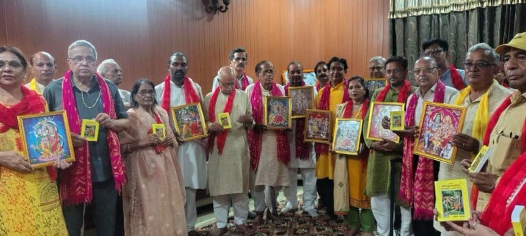 कुंवर देवराज पंवार के आवास पर श्रीकृष्ण कृपा जीओ गीता परिवार ने किया गीता पाठ एवं भजन संध्या का आयोजन