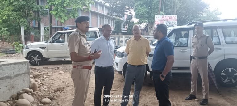 कुंभ मेला हरिद्वार एसएसपी ने किया रिंग रोड़ का स्थलीय निरीक्षण