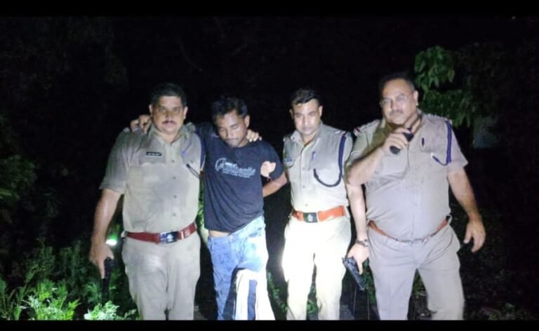आस्था पथ पर महिला की हत्या का आरोपी पुलिस मुठभेड़ में गिरफ्तार