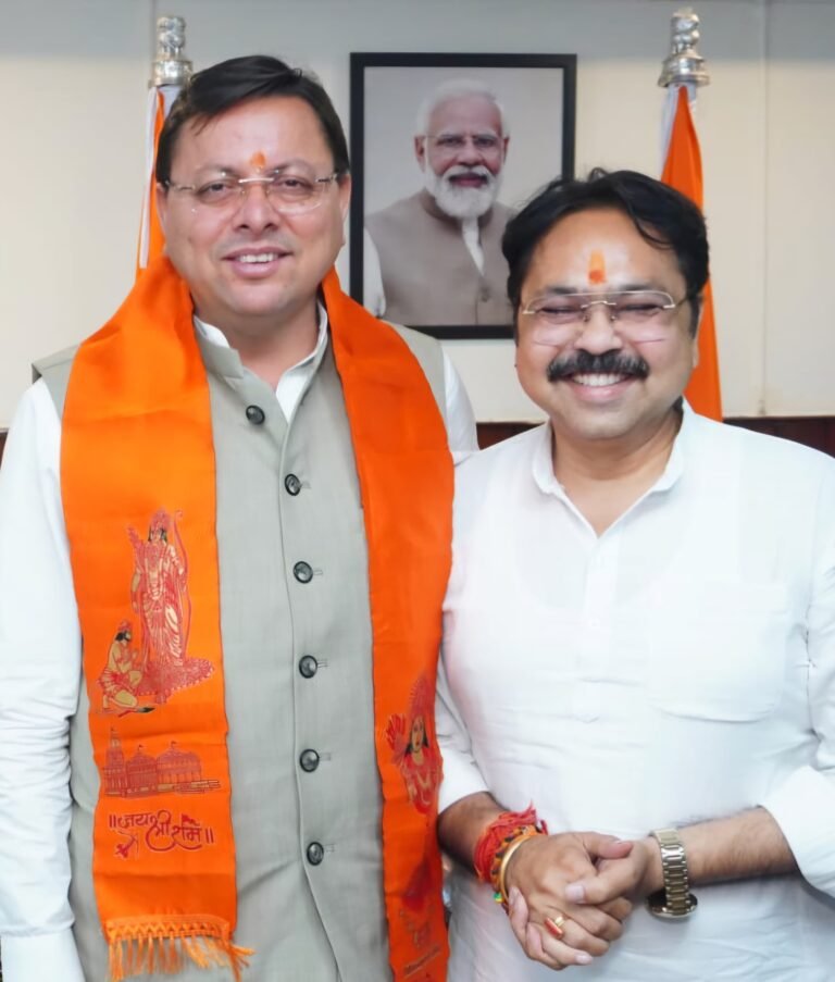 डा.विशाल गर्ग बने भाजपा प्रचार साहित्य विभाग के उत्तराखंड प्रदेश सह संयोजक