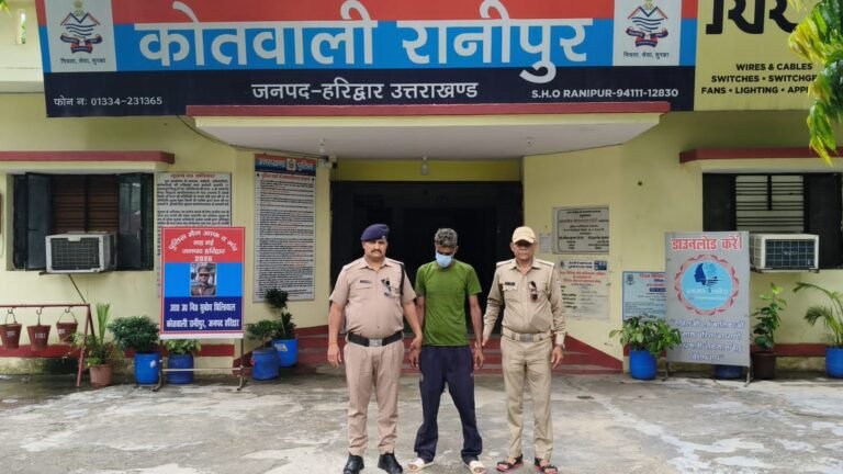 रानीपुर पुलिस ने एक वारंटी को भेजा जेल
