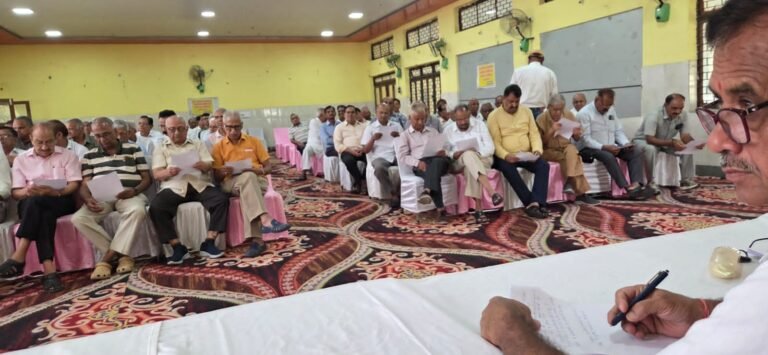 सामुदायिक केन्द्र समिति शिवालिक नगर की आम सभा आयोजित
