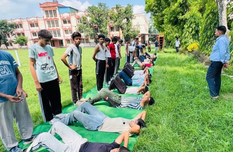 लाला जगदीश प्रसाद सरस्वती विद्या मंदिर सीनियर सेकेंडरी स्कूल में जूनियर विंग में हुई एनसीसी कैडेट्स की भर्ती