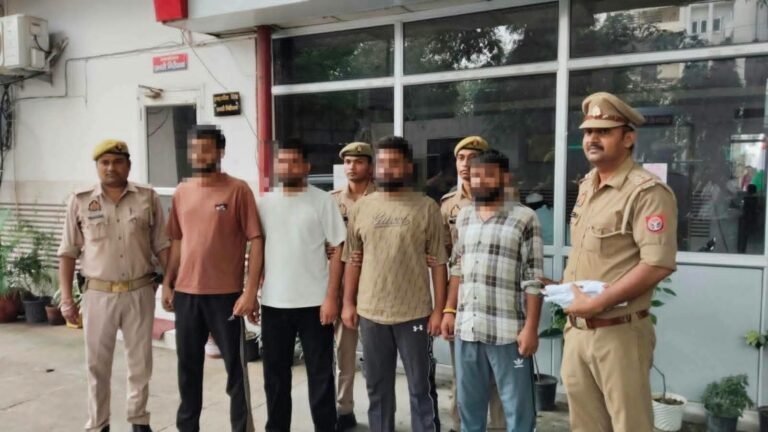 थाना सिविल लाइन पुलिस ने मुठभेड़ में 04 शातिर अभियुक्तों को किया गिरफ्तार