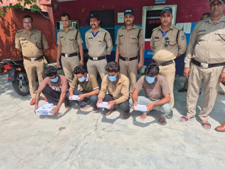 एक लाख की लूट मामले में लक्सर पुलिस ने दबोचे चार आरोपी