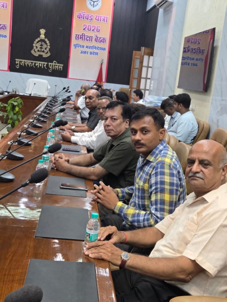 मुजफ्फरनगर SSP संजय वर्मा तथा SOG टीम को किया सम्मानित
