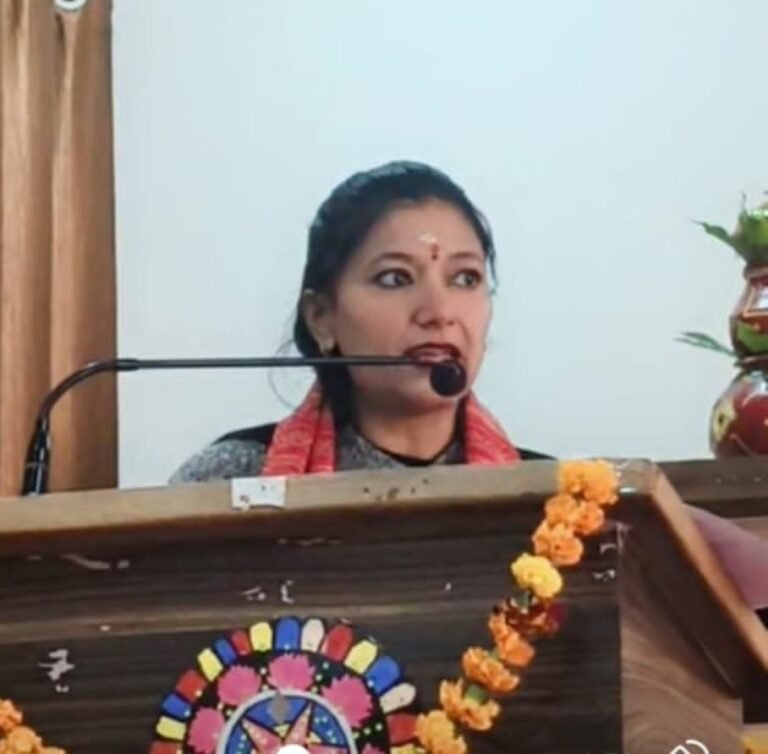 सरस्वती विद्या मंदिर की शिक्षिका नेहा जोशी राष्ट्रीय शिक्षक रत्न सम्मान एवं हिंदी सेवा सम्मान से सम्मानित