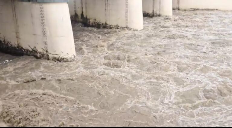 पहाड़ और मैदान में लगातार बारिश से बढ़ा गंगा का जलस्तर खतरे के निशान के करीब बह रही गंगा
