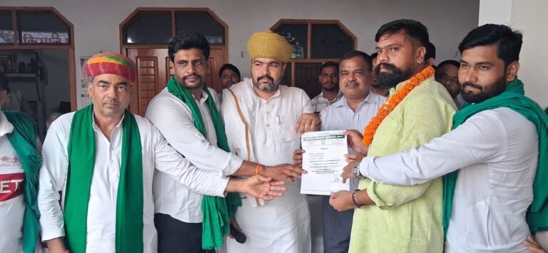 भारतीय किसान यूनियन सेवक के जिलाध्यक्ष बने ग्राम दुधली के प्रधान शोभित पुंडीर