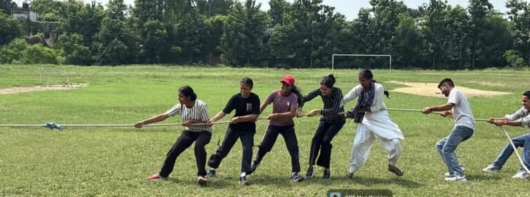 राष्ट्रीय खेल दिवस पर सनातन धर्म कॉलेज में टग ऑफ वॉर प्रतियोगिता का आयोजन